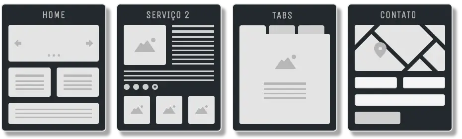 Platform data structure wireframe examples